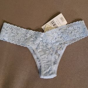 NWT "I DO" Blue Thong